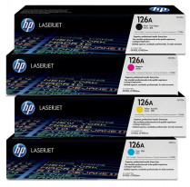 پک کامل تونر رنگی HP مدل 126A 