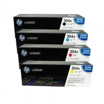 پک کامل تونر رنگی HP مدل 304A